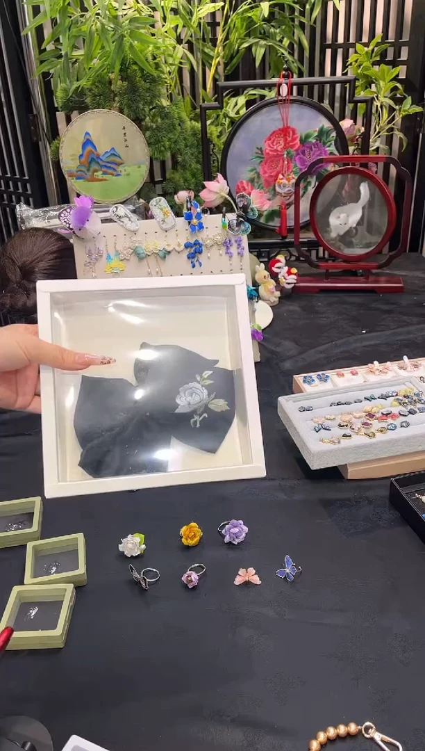 织绣安*非遗苏绣手工饰品