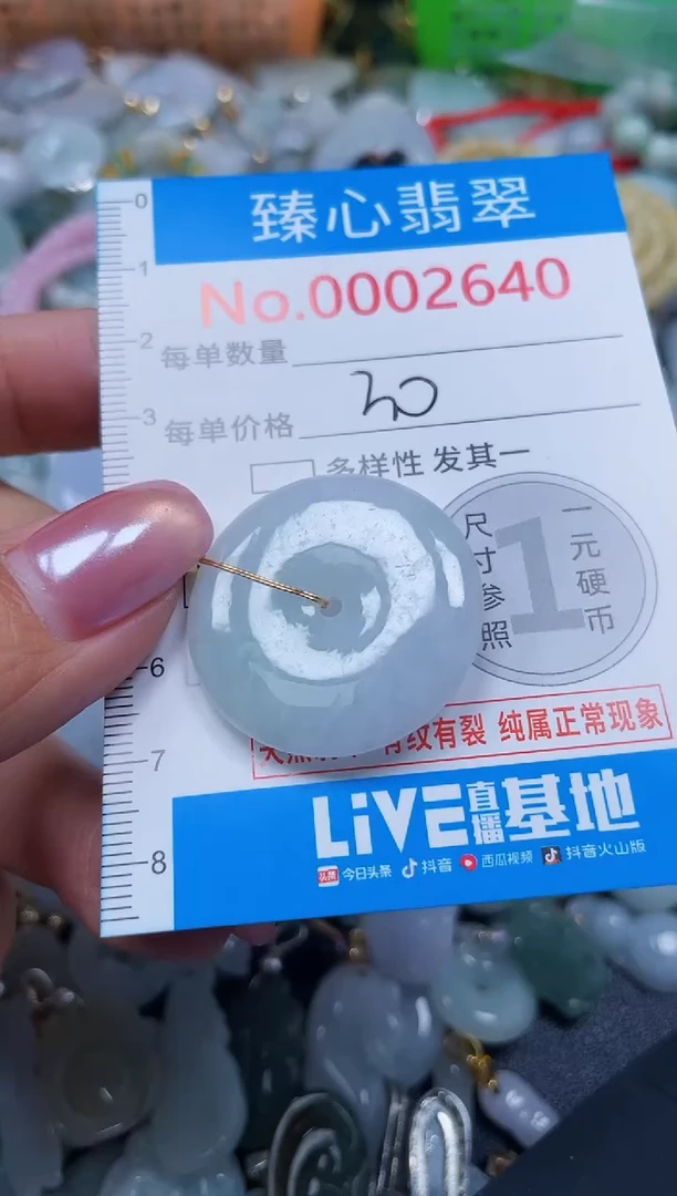 吊坠(不含链)未镶嵌翡翠2640