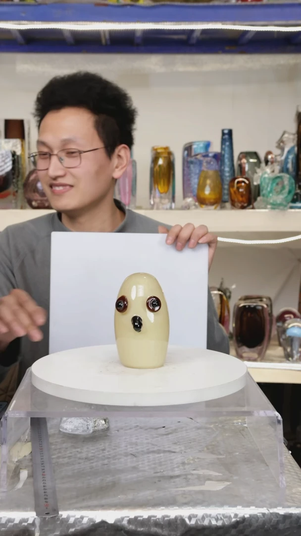 【闪购商品】琉璃高14精品琉璃正常手工痕迹