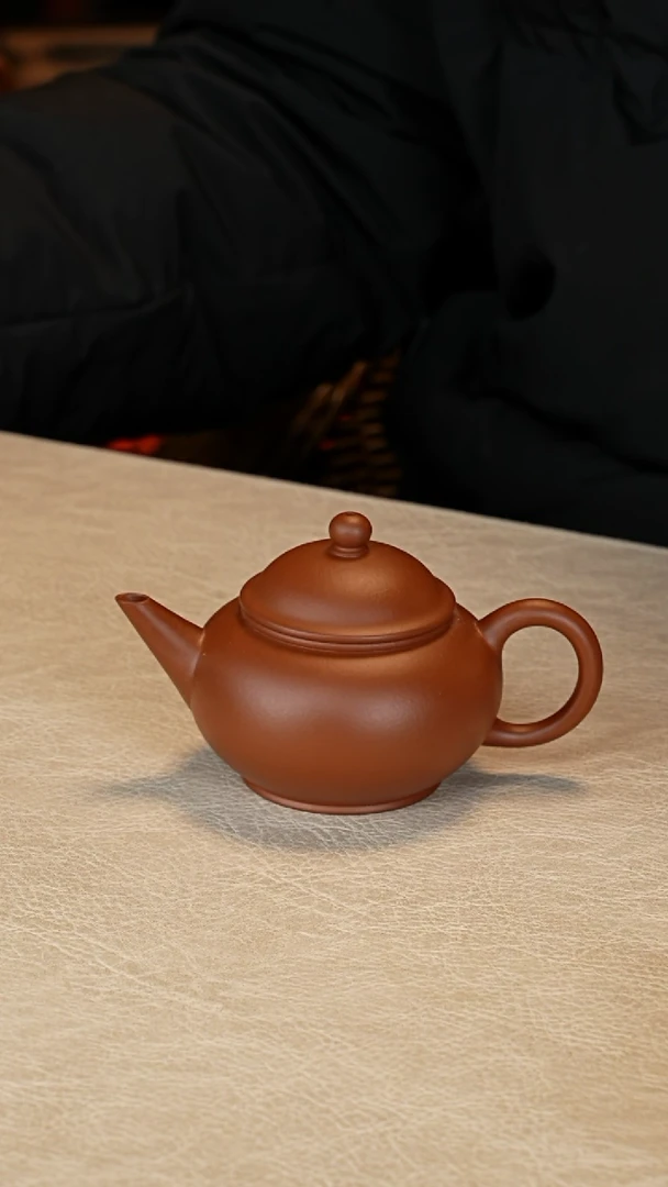 【闪购商品】紫砂茶壶水平 生砂朱泥 120cc