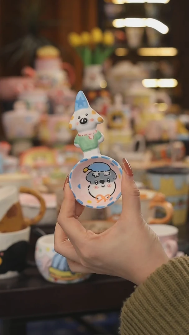 景德镇釉下彩绘设计师款式陶瓷