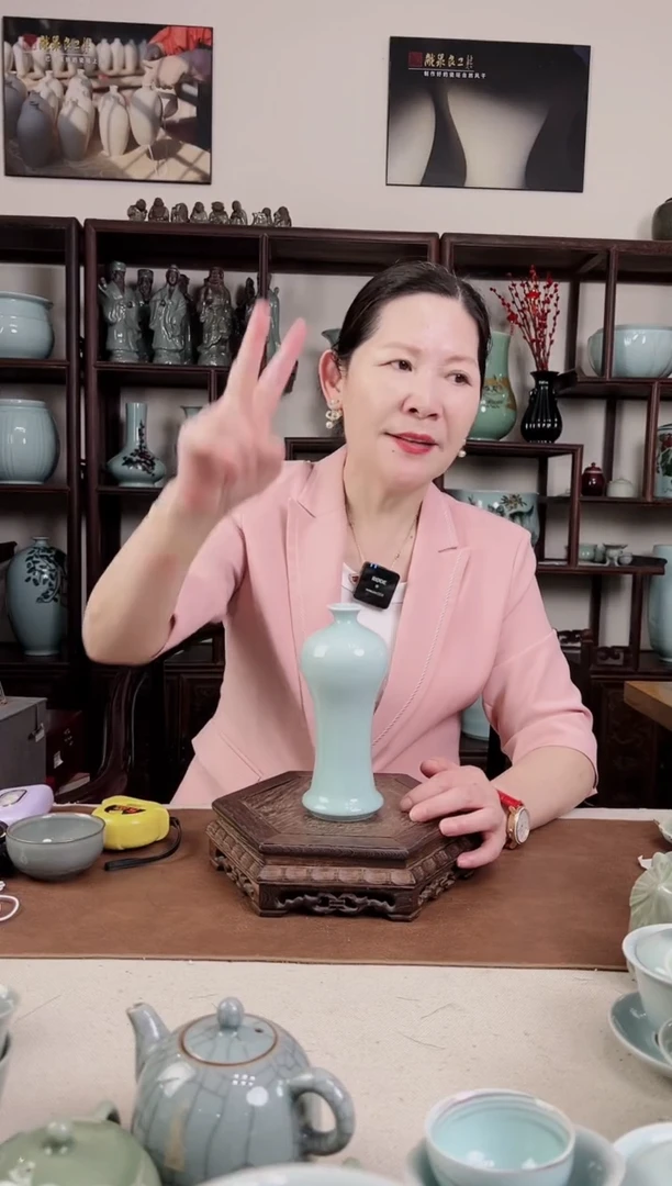 杯纯手工 粉青 小美人醉