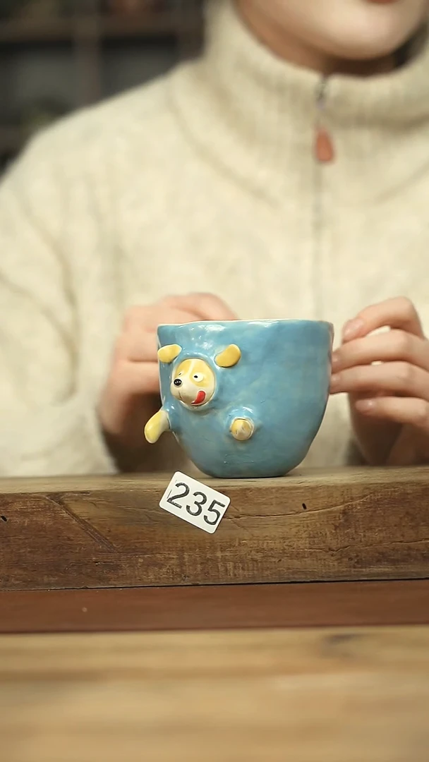 设计师手作款 喵喵系列杯