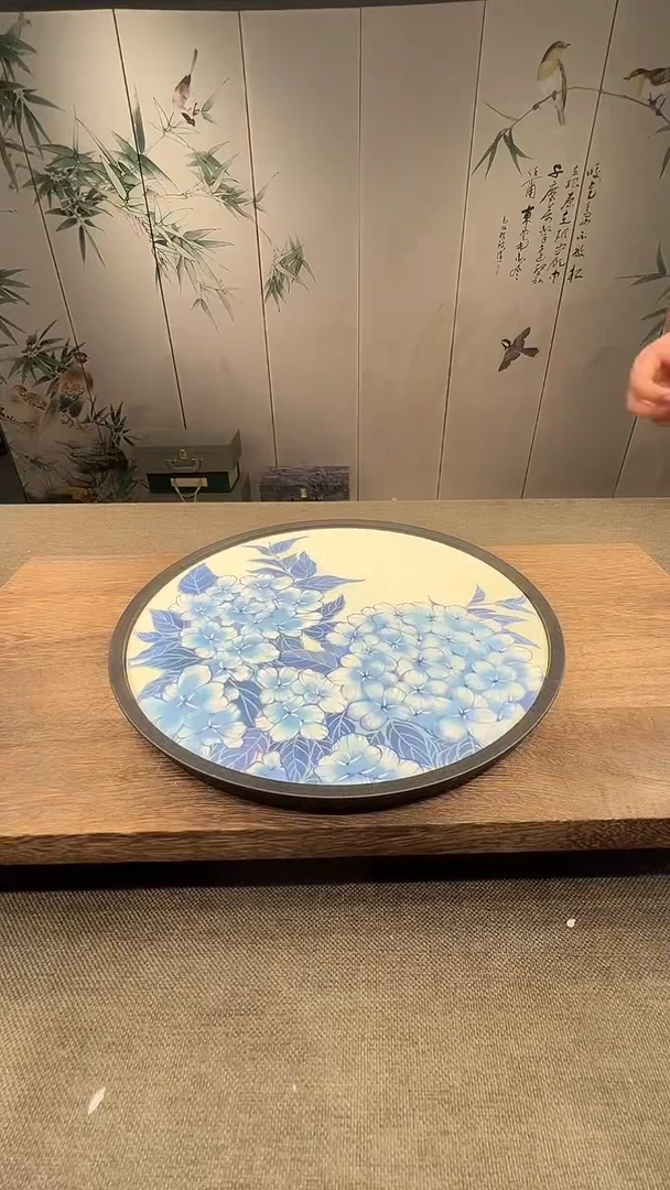 @微光茶器绣球干泡盘G3145