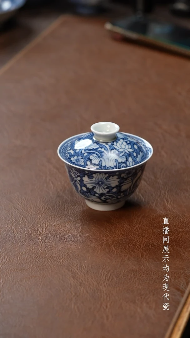 茶器茶器一鹭盖碗