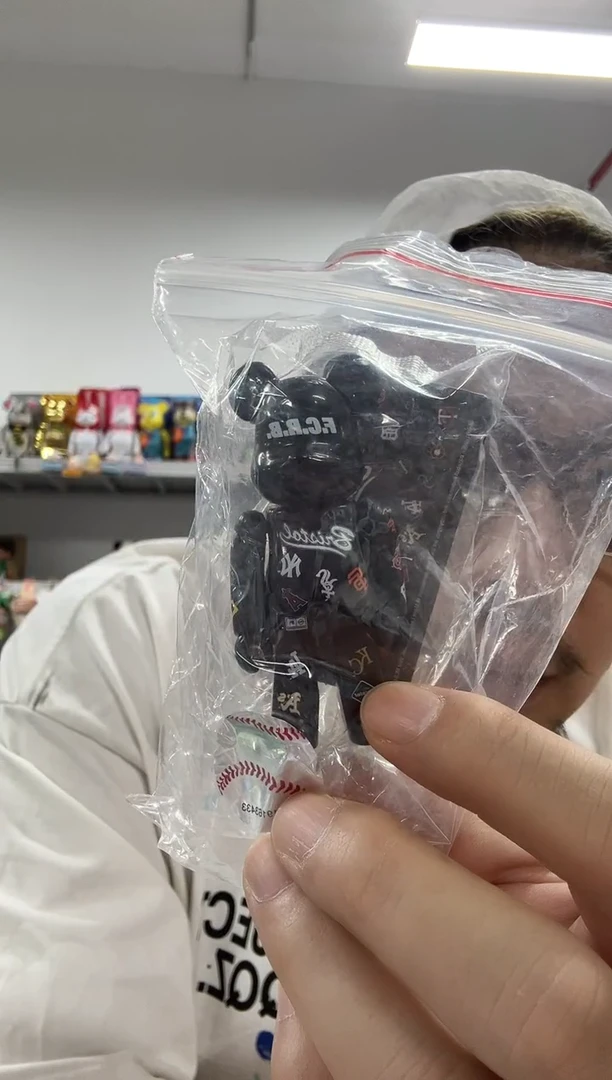 1静态bearbrick积木熊隐藏fcrb100%带卡