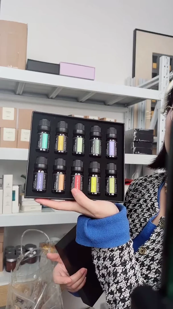 单方香薰精油样品礼盒装10支不退不换~