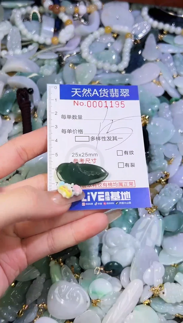 【闪购商品】翡翠颈饰未镶嵌天然翡翠A货