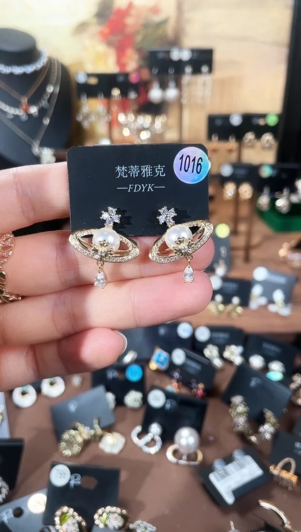合金925银锆石梵1016