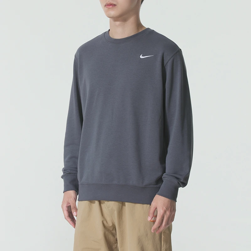 Nike耐克男子卫衣2025秋季新款圆领休闲长袖简约运动套头衫IB8825