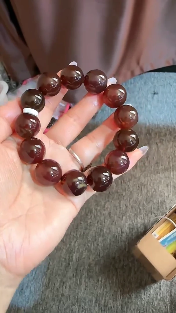 【闪购商品】琥珀手链未镶嵌规格18蜜蜡手串#71