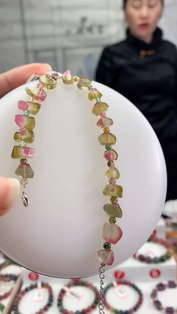 未镶嵌手串碧玺多样性发一条