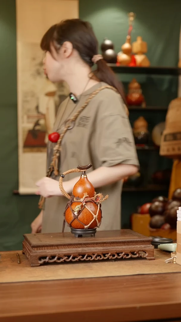 89号精品天然大漆酒葫芦一物一拍~