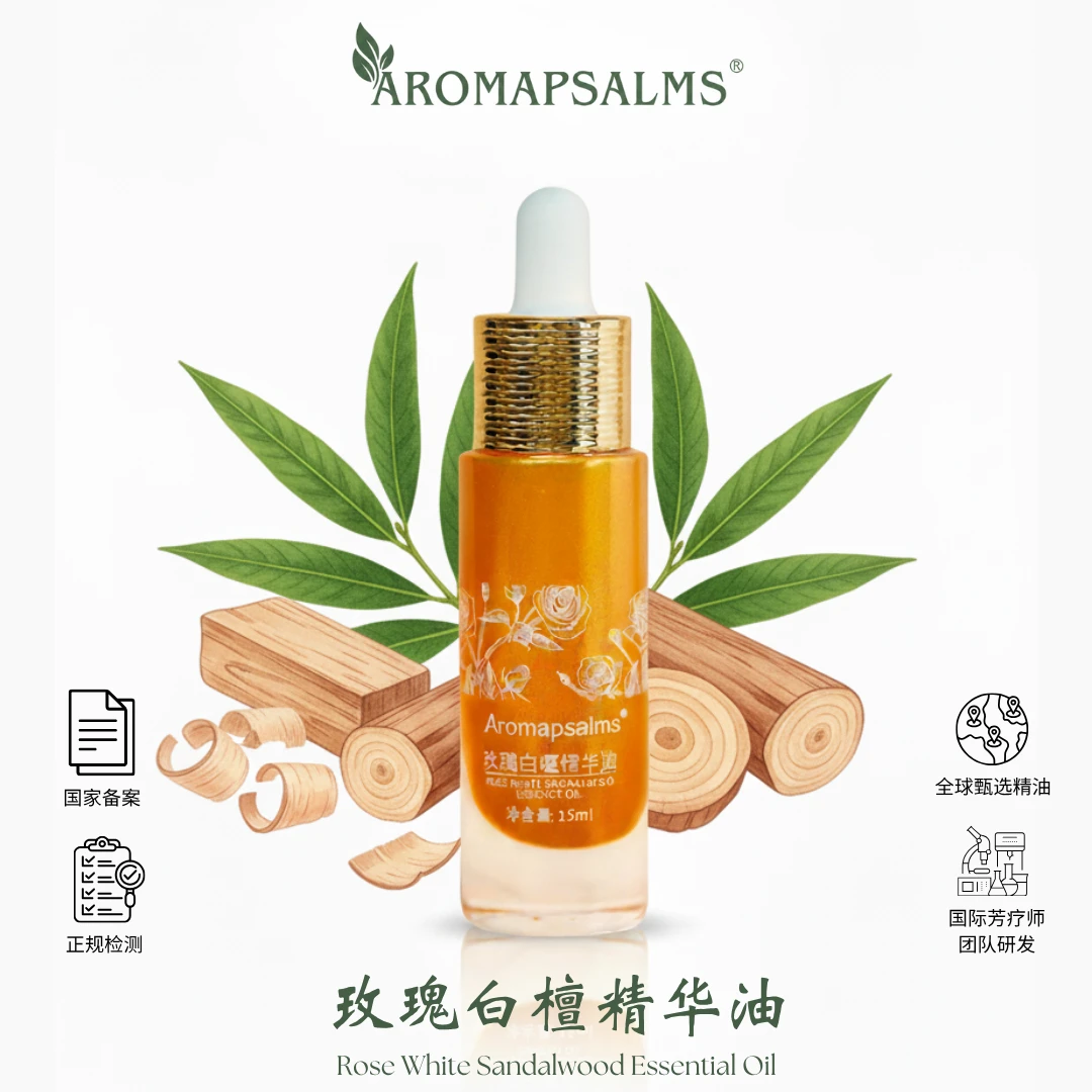 Aromapsalms/lFA芳疗师研发/玫瑰白檀精华油