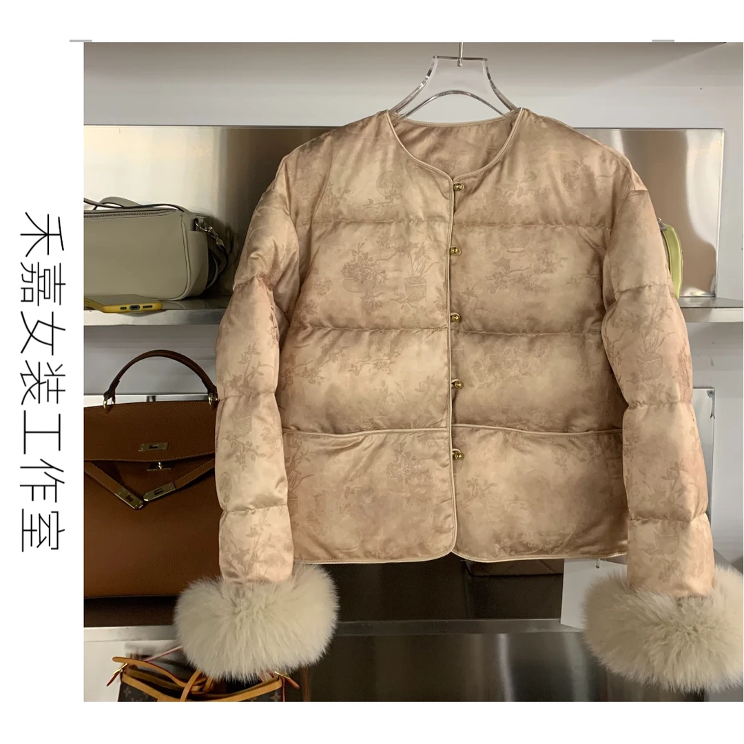 【禾嘉】”暗香“新中式气质羽绒服