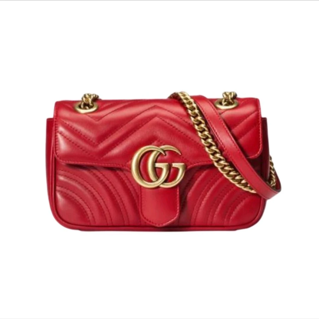 99新 GUCCI/古驰 古驰马蒙红色22