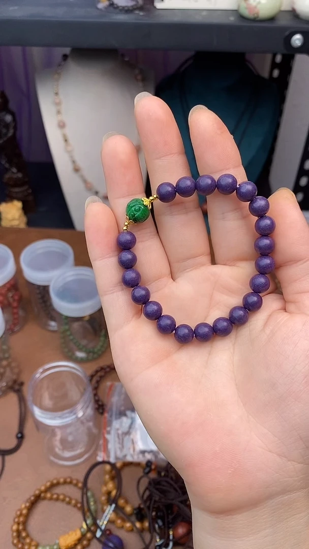 泥塑8mm合香珠单-紫阙归元