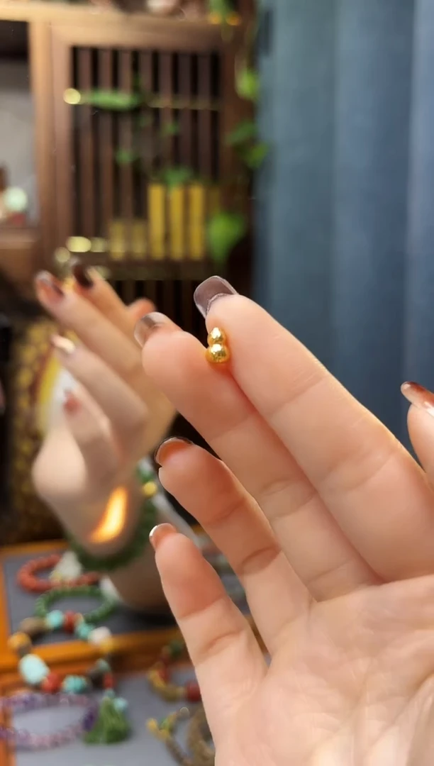 颈饰18K金18K金葫芦配饰ZX