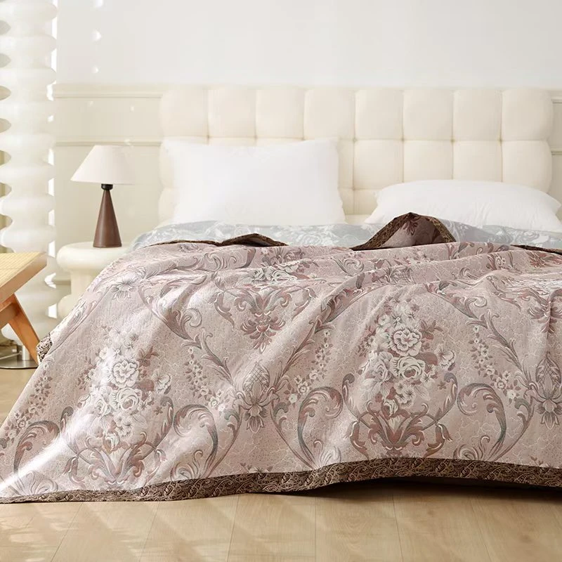 多层纱布枕巾--流光飞舞咖