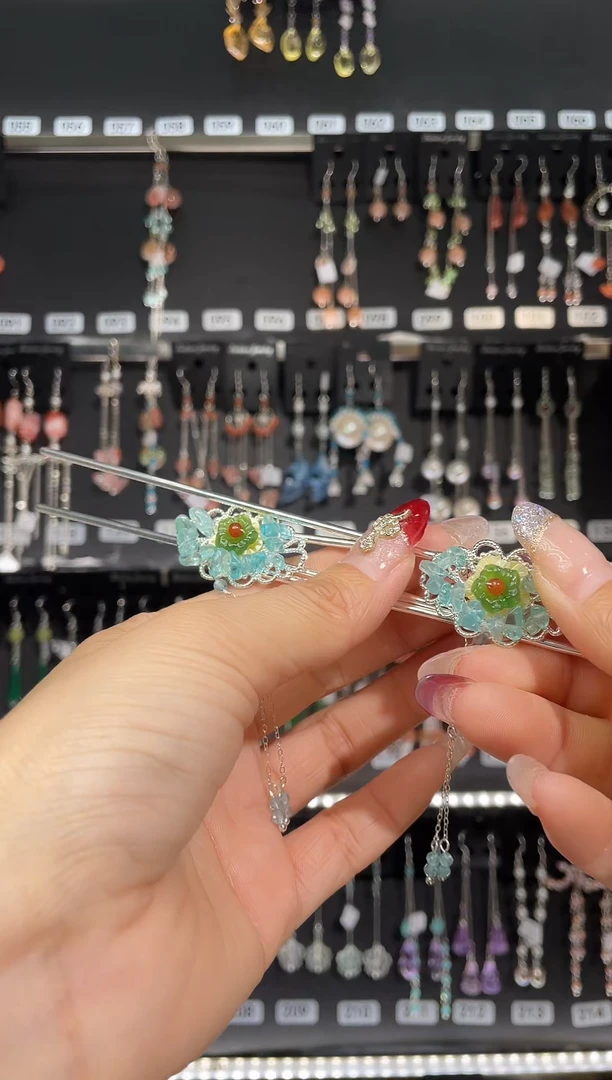 【闪购商品】紫晶耳饰银S925镶嵌冰糖胡芦