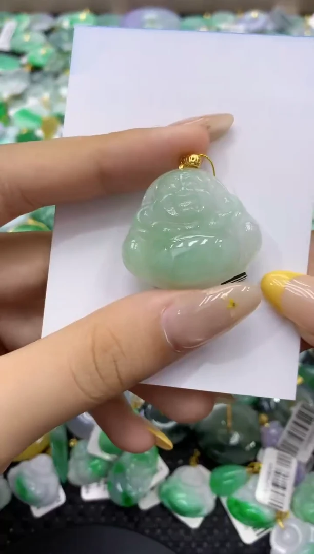 颈饰未镶嵌翡翠天然缅甸翡翠A货