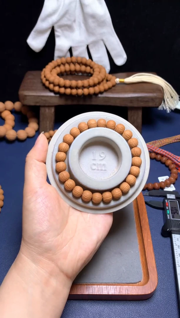 猴头核桃手串10精修凤羽