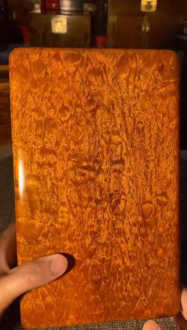 【闪购商品】金丝楠木艺金丝楠首饰盒F3