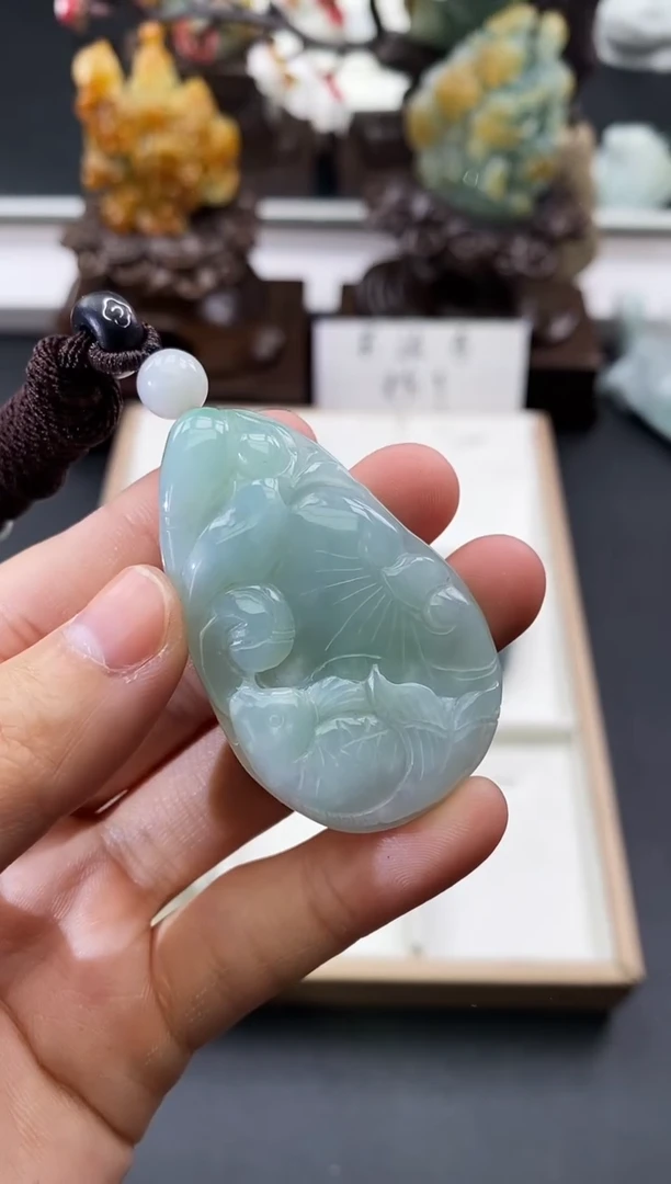 颈饰未镶嵌翡翠天然缅甸A货翡翠