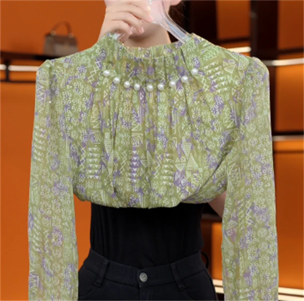 2025新款原版正品气质优雅时尚衬衫夏季新款七分袖女上衣宽松显瘦