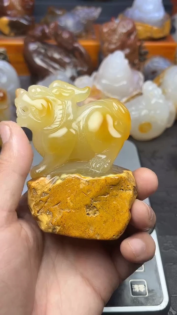 【闪购商品】玛瑙/玉髓摆件未镶嵌1