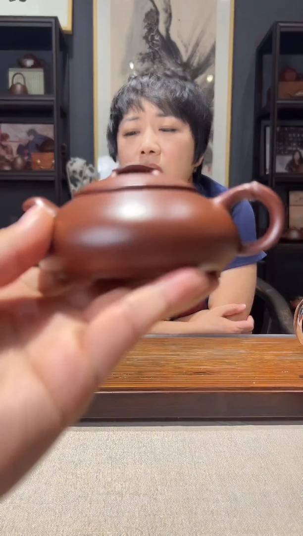茶壶紫砂龙血砂 简瓢