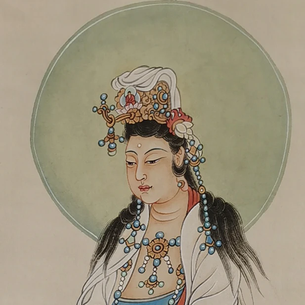 【辽拍】V250709-2-310《人物》（2.3平尺）纸本镜片 lj1214