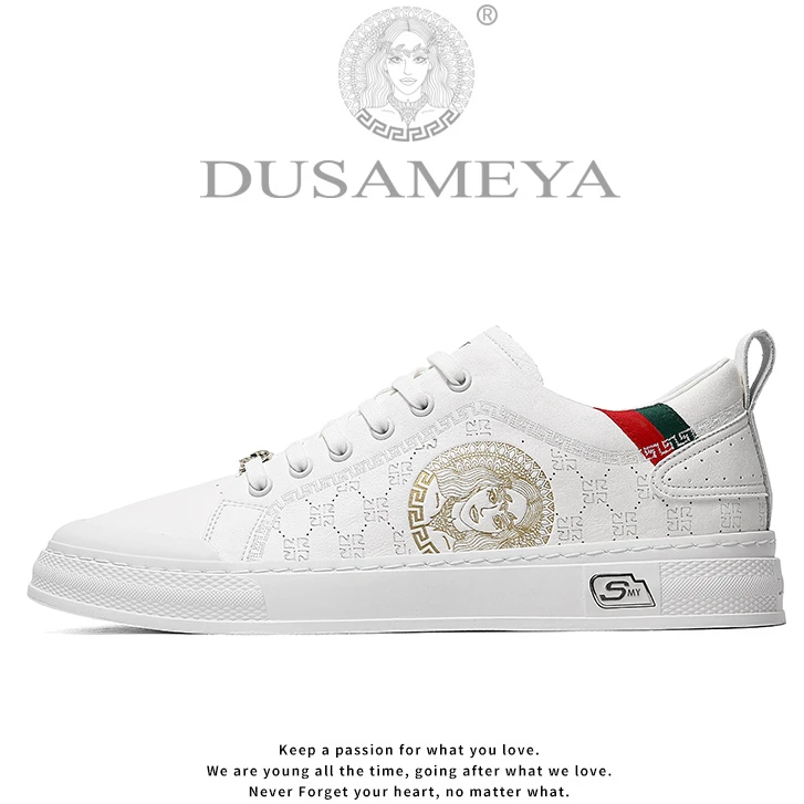 DUSAMEYA/杜莎米娅奢品男鞋子男款爆款2025新款轻奢潮鞋休闲板鞋