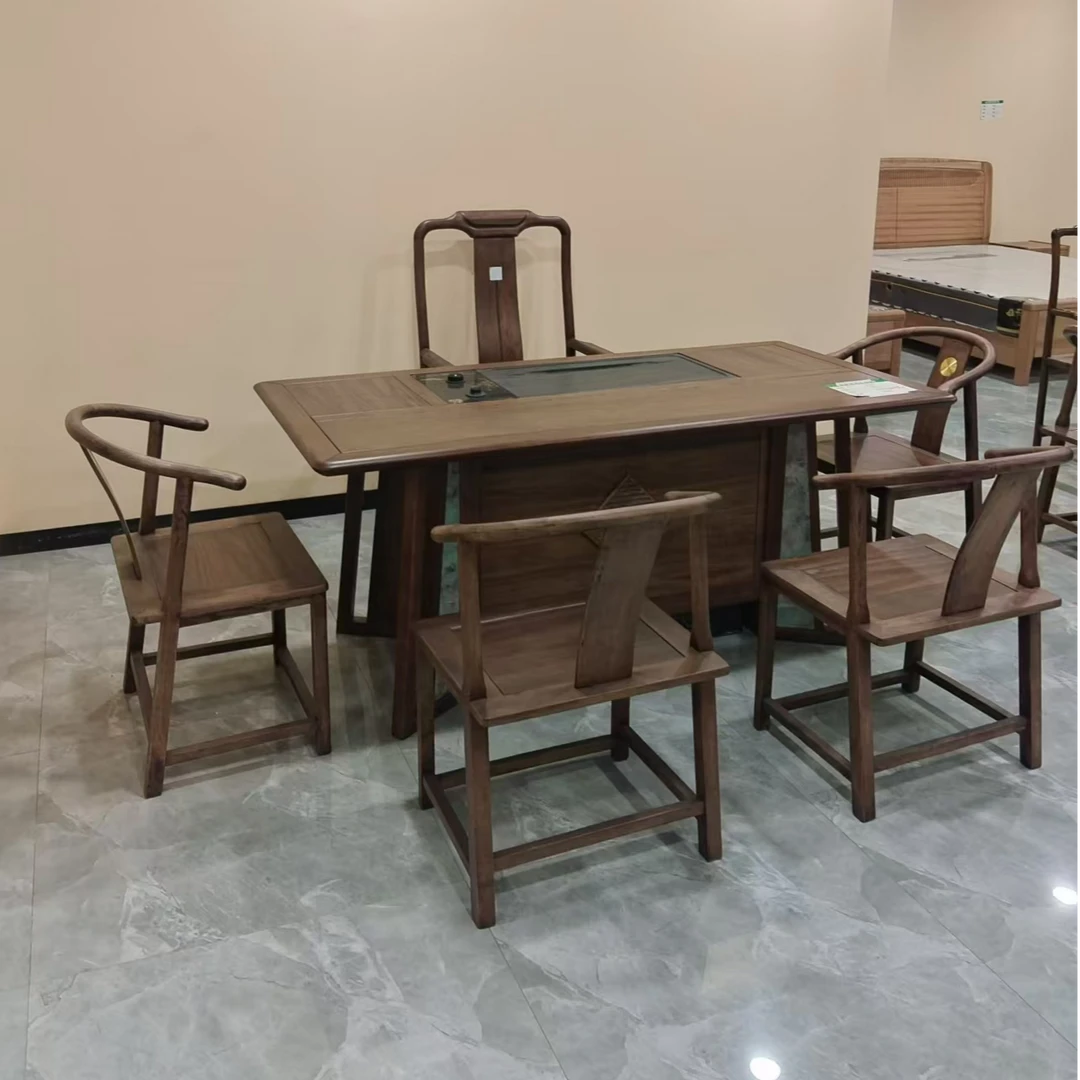 涛轩高远1.8米长#茶台（配1大椅4小椅）