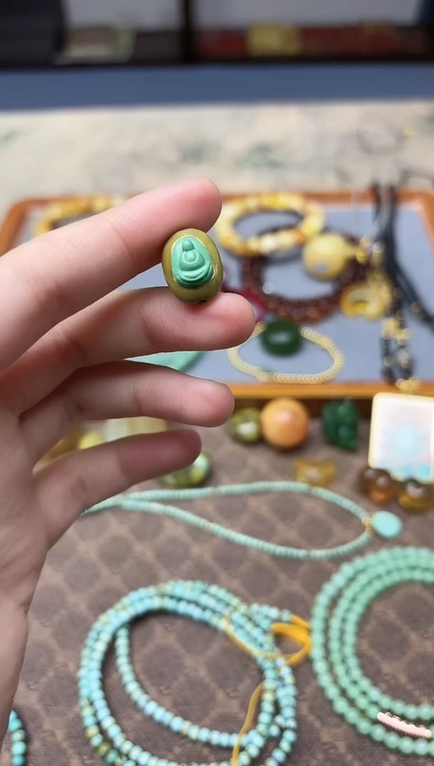 未镶嵌绿松石挂件松石悟道配饰YZG