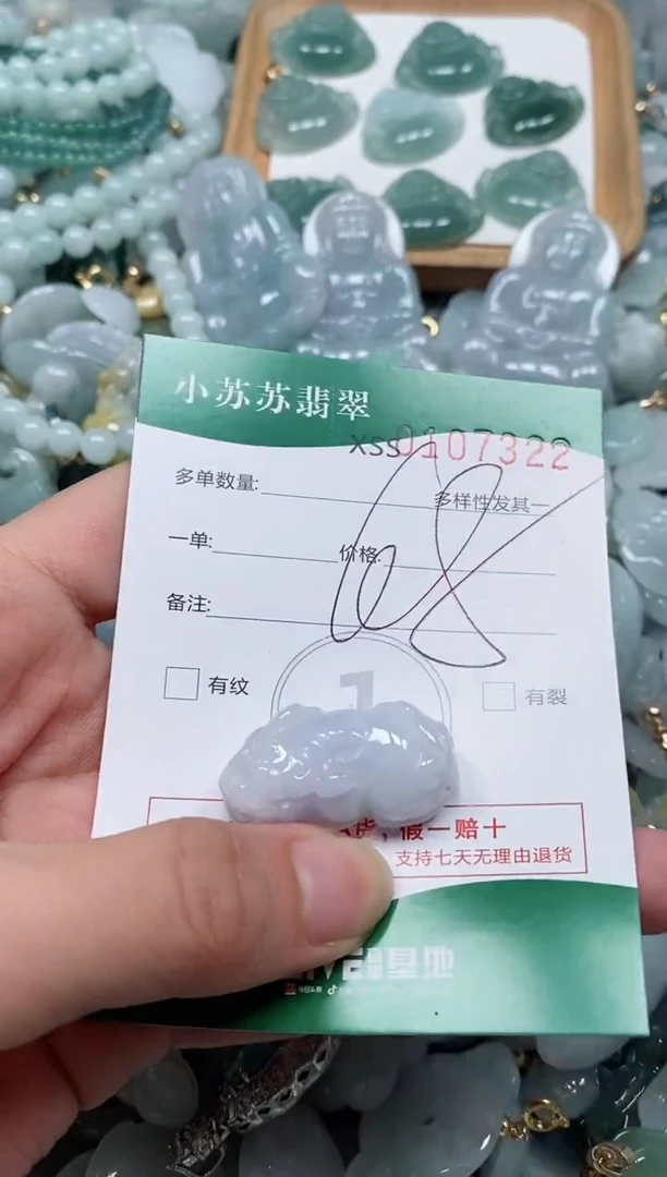 【闪购商品】翡翠颈饰未镶嵌闪购商品0107322
