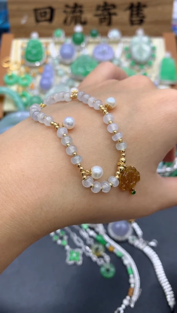 【闪购商品】翡翠手链未镶嵌216-中国好珍宝