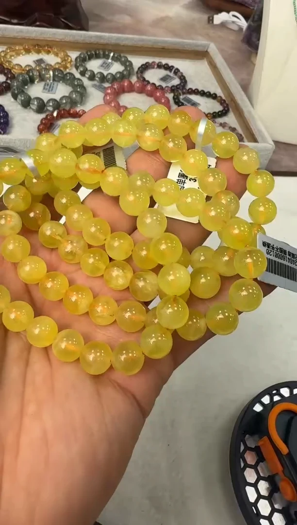 【闪购商品】葡萄石手链未镶嵌XL1327约9mm多样性发一件