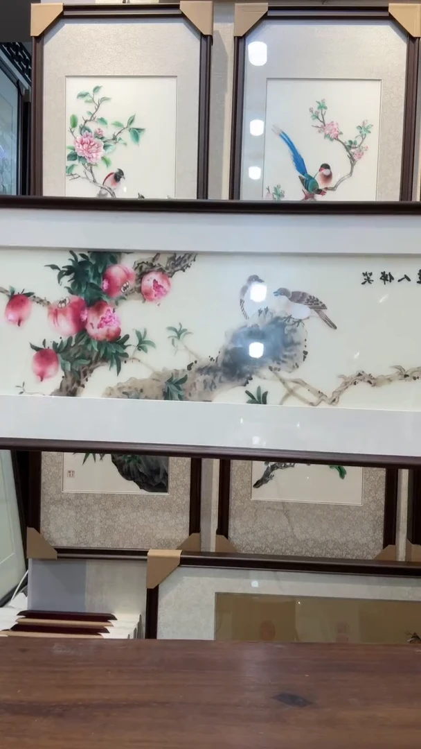 横款非遗苏绣手工刺绣挂画