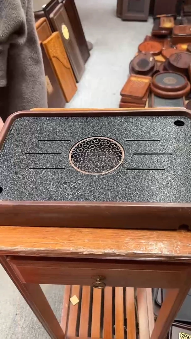 新品福利石材长39CM*宽26CM茶盘送管