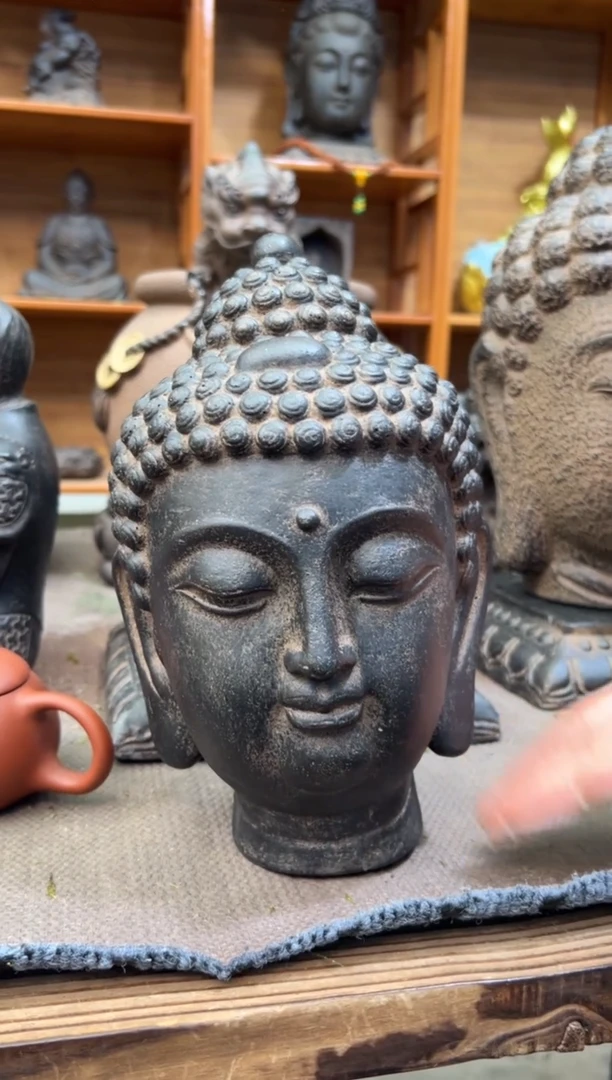 陶土【火山泥】小佛首