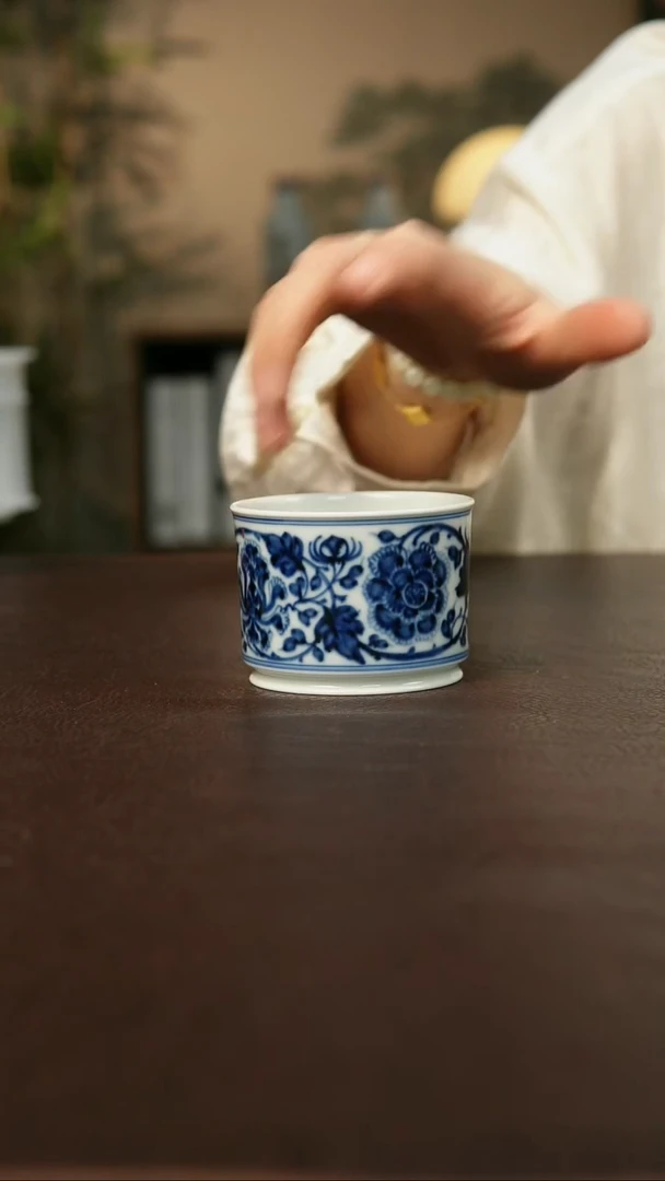 景德镇陶瓷杯碗柴烧多人
