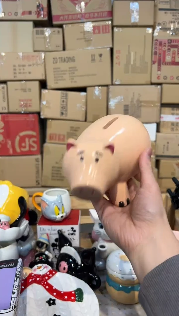 【闪购商品】杯树脂火腿猪钱罐