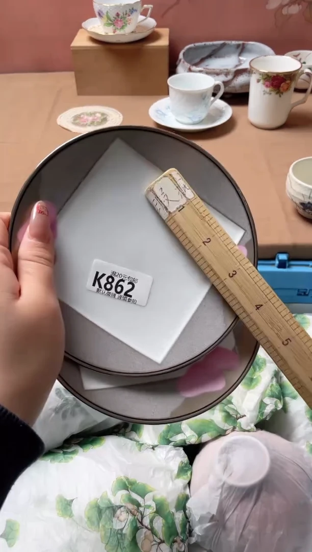 瓷片小*蚁瓷器瓷器K862