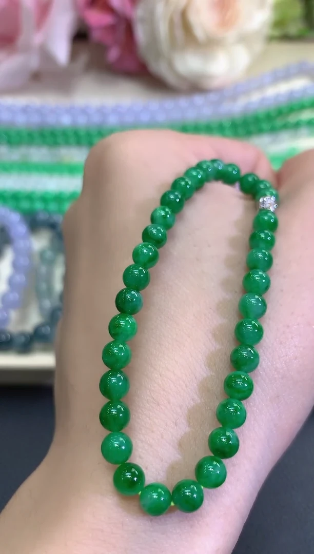 未镶嵌手串翡翠秋日珠宝E88