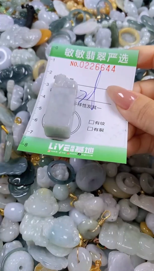 翡翠未镶嵌颈饰闪购0226644多样性发其一