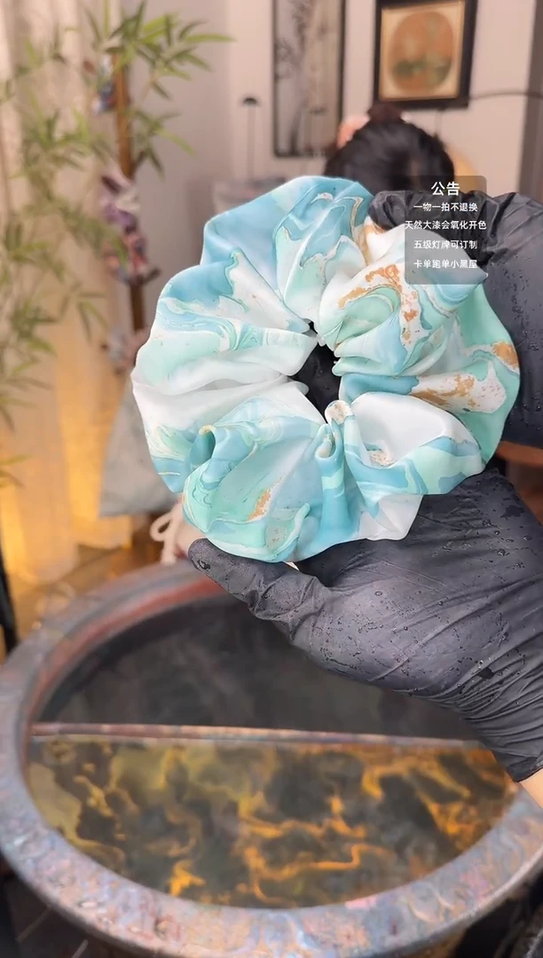 65 青金色 超大肠发圈