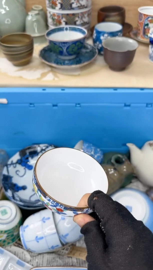 茶杯紫砂灵*Y124淘艺中古瓷器满18米包邮