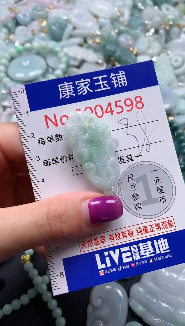 颈饰未镶嵌翡翠4598