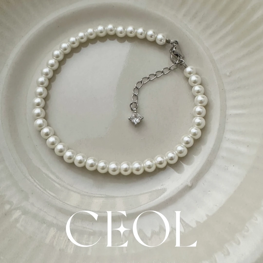 铜合金手链 CEOL【艾米莉亚】新款经典珍珠气质温柔时尚优雅手链